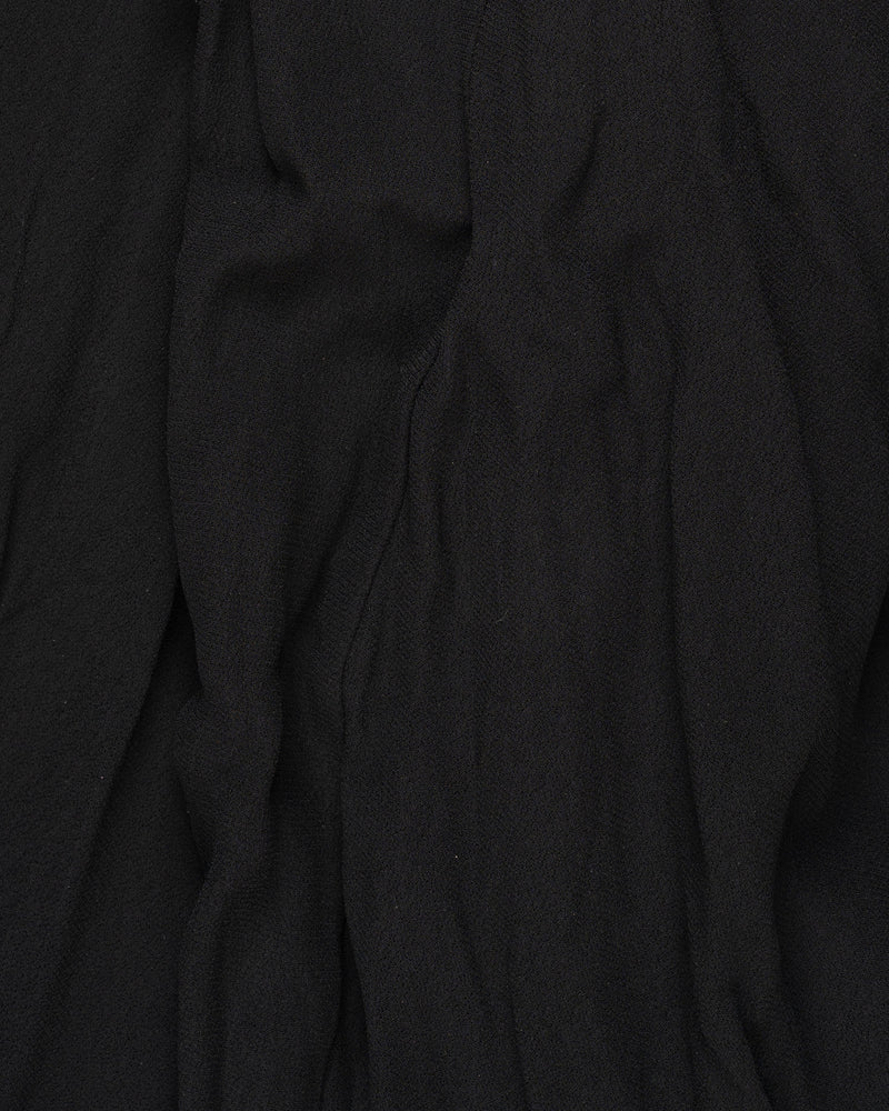 MISBHV 1-OF-1 single-shoulder ruched black dress thumbnail