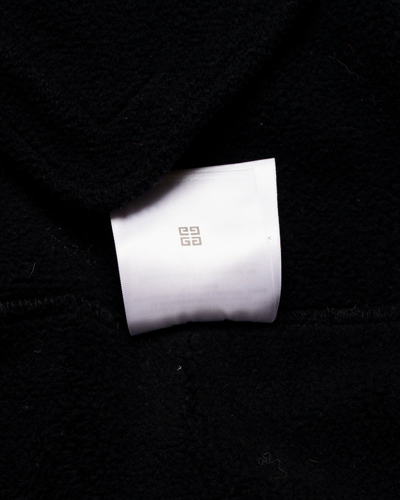 Givenchy pierced back logo hooded bomber jacket thumbnail