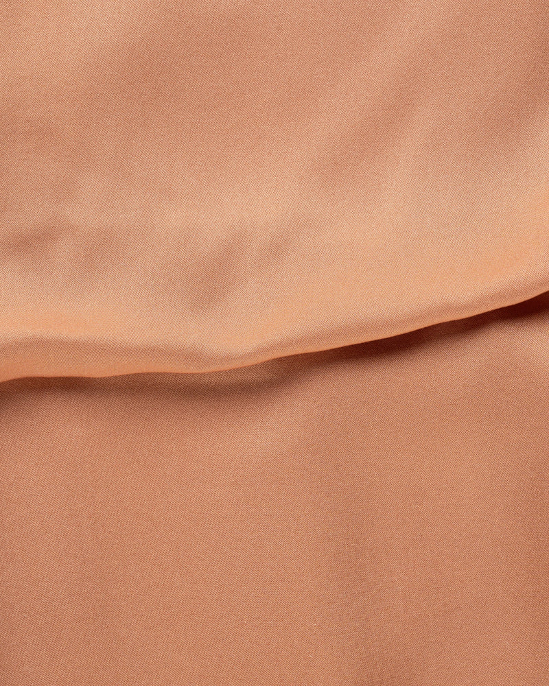 Tom Ford cut-out draped silk sand midi dress thumbnail