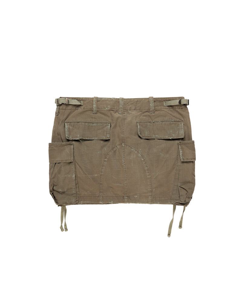 Balmain military cargo technical nylon mini skirt thumbnail
