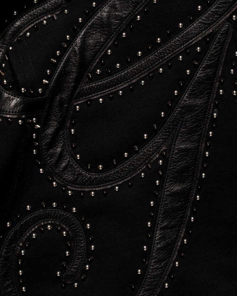 Givenchy pierced back logo hooded bomber jacket thumbnail