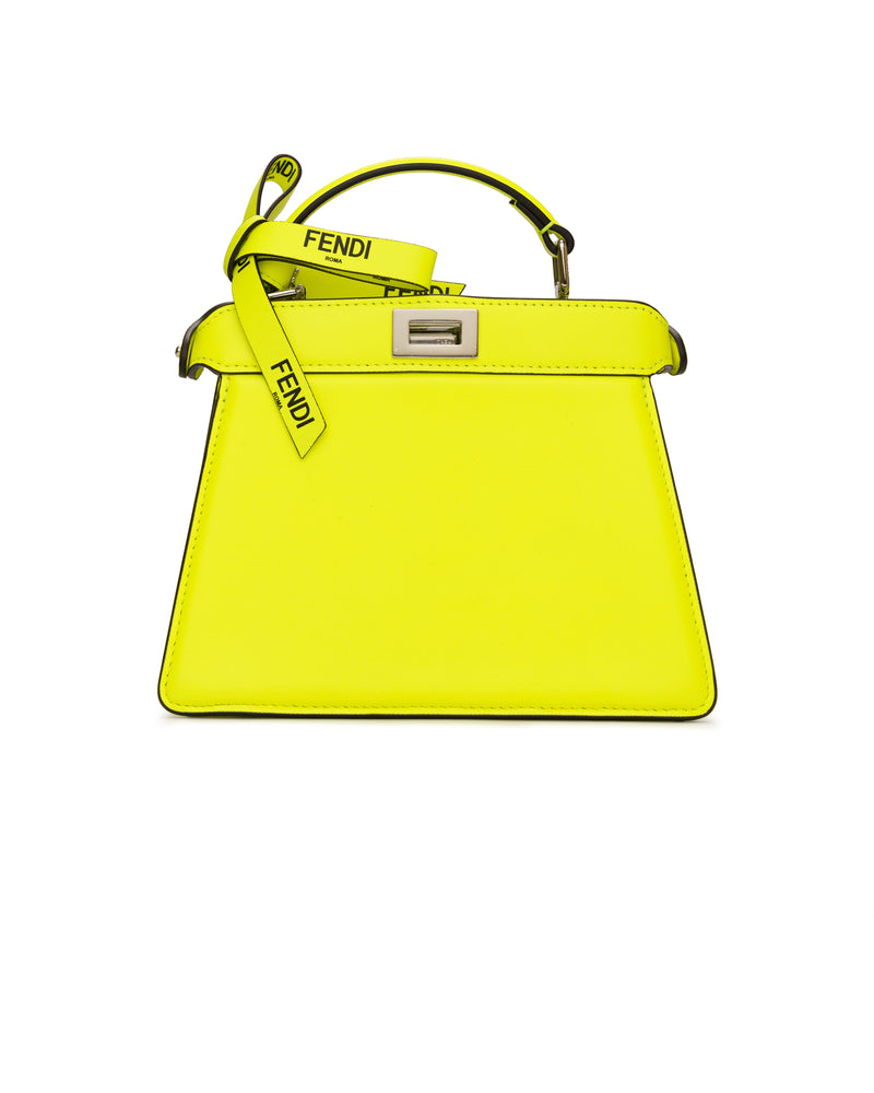 Fendi Peekaboo ISeeU Mini, neonowa żółć thumbnail
