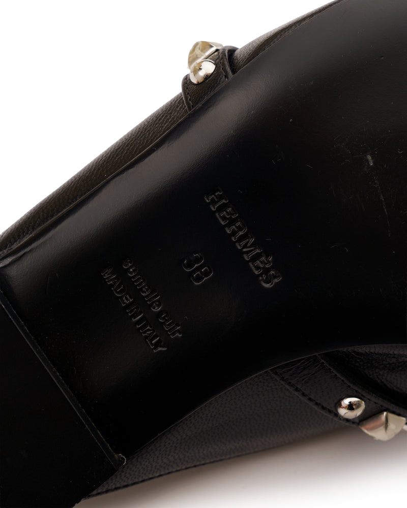 Hermès oz studded mule thumbnail