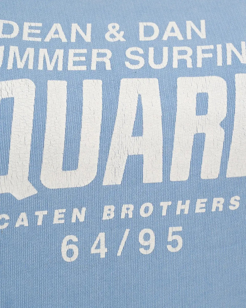 Dsquared2 64/95 logo sky blue crewneck thumbnail
