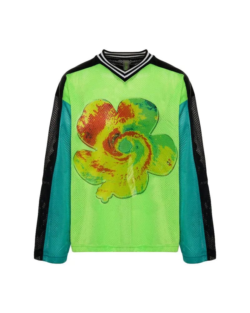 Endless Flower Less Green jersey long sleeve top thumbnail