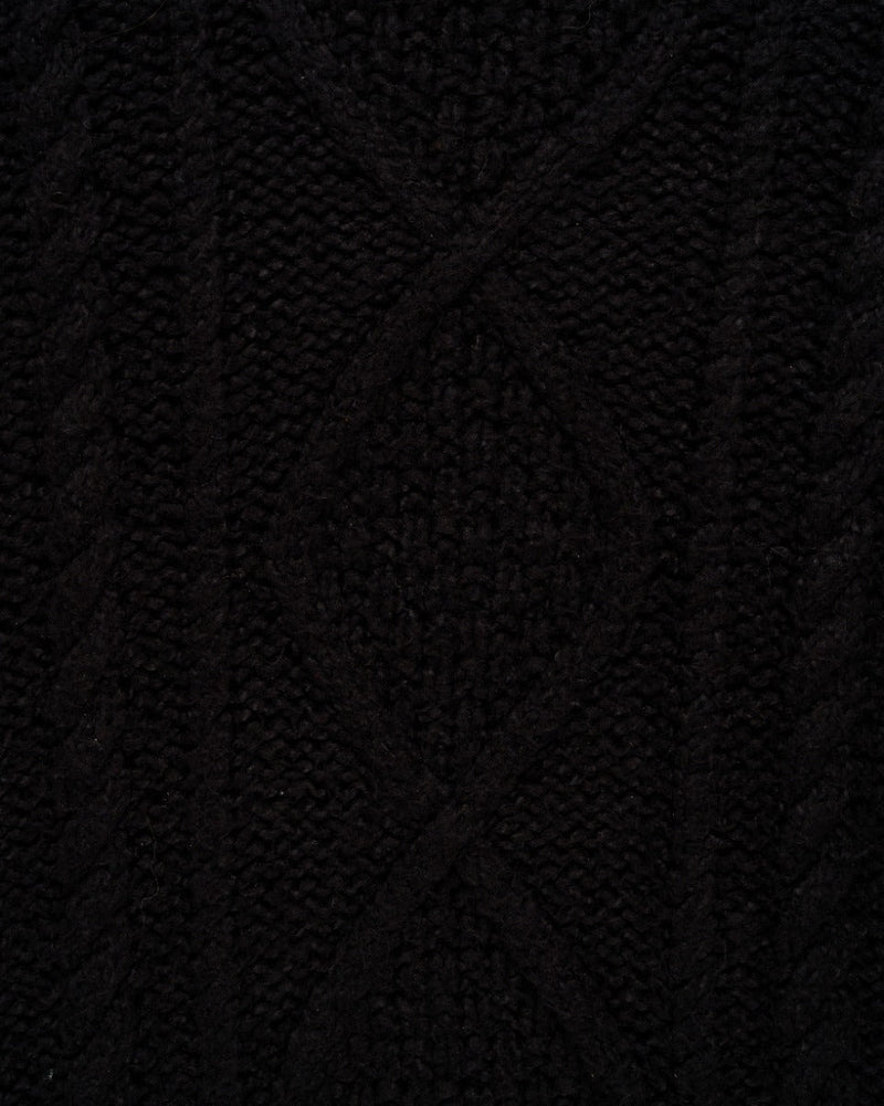 Fear of God ESSENTIALS cable knit hoodie thumbnail