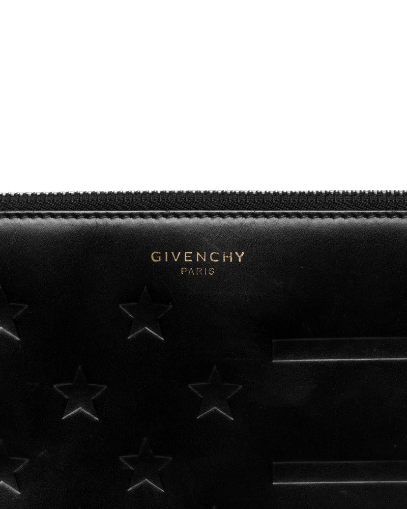 Givenchy American Flag embossed clutch bag thumbnail