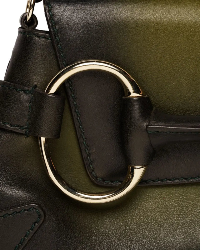 Gucci 1955 Horsebit gradient green clutch bag thumbnail