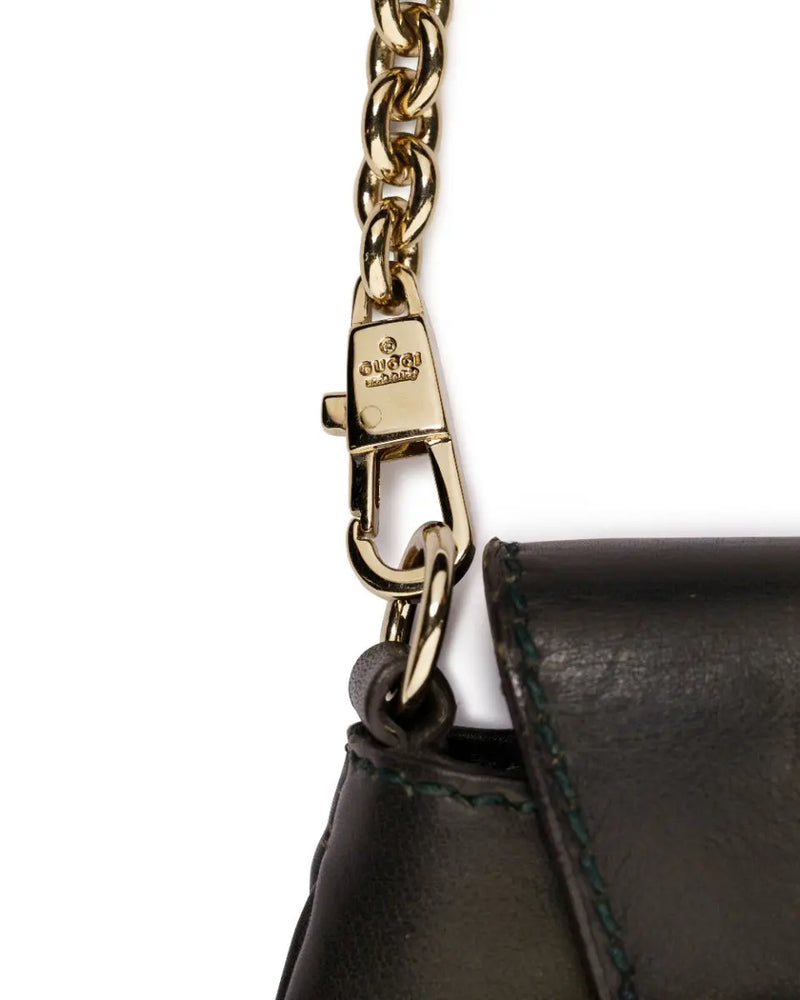 Gucci 1955 Horsebit gradient green clutch bag thumbnail