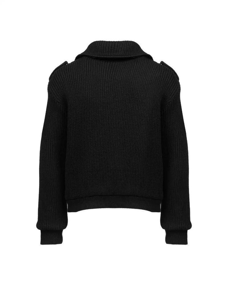 Gucci knitted biker jacket thumbnail