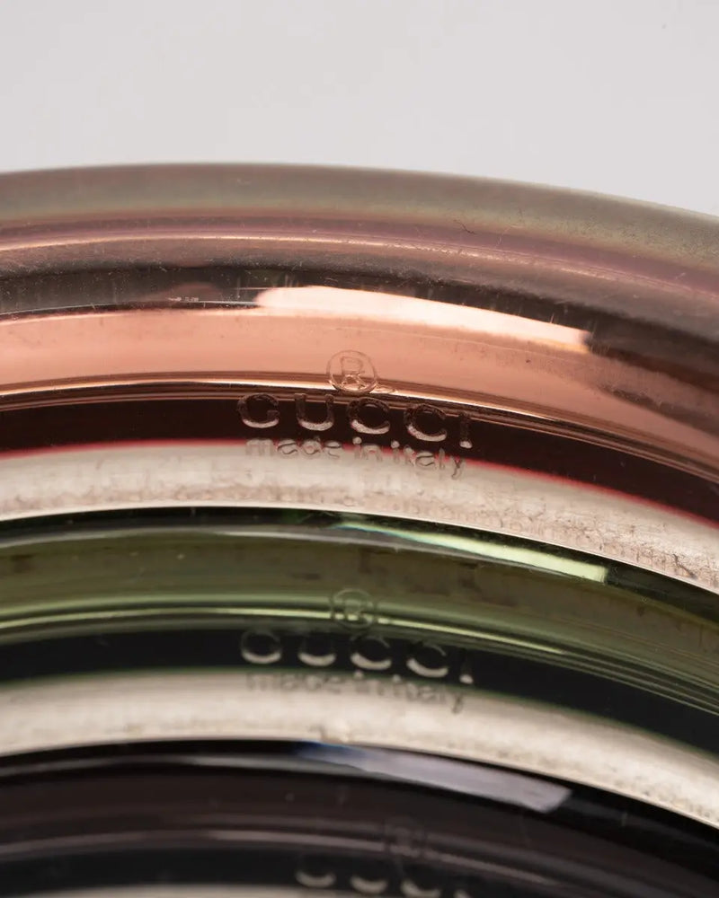 Gucci Ressin Bangle plexiglass transparent set of 3 bracelets thumbnail