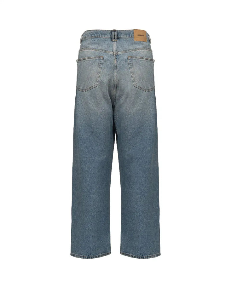 Hed Mayner blue faded denim pants thumbnail
