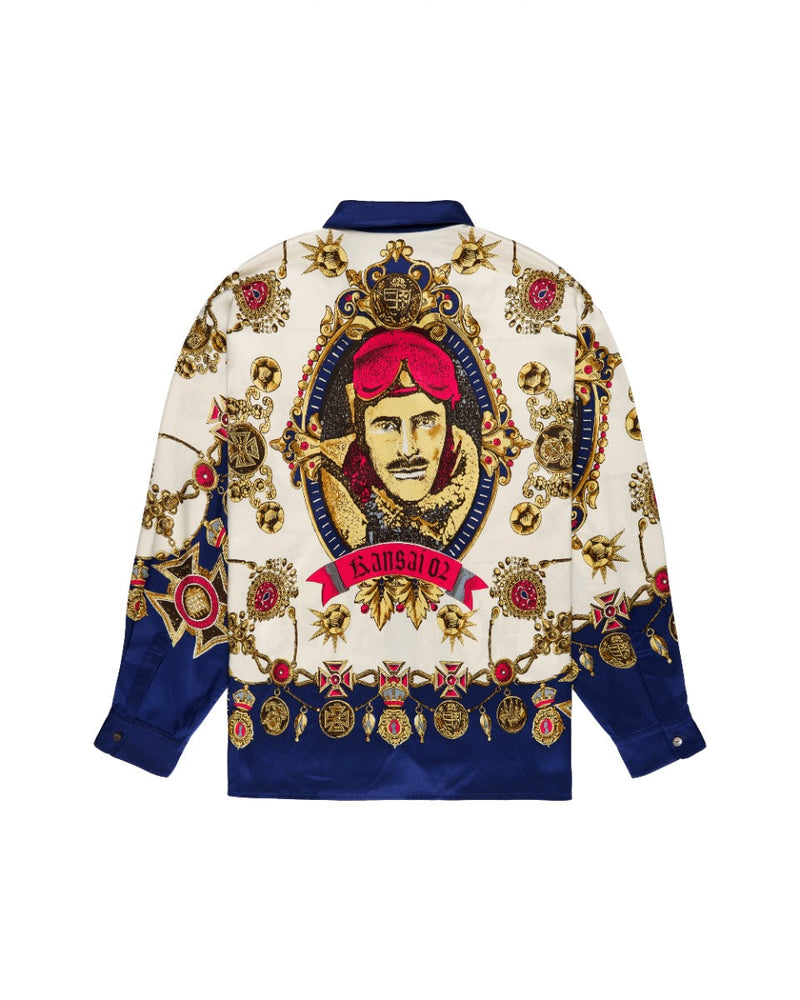 Kansai O2 jewels overprint button-up shirt thumbnail
