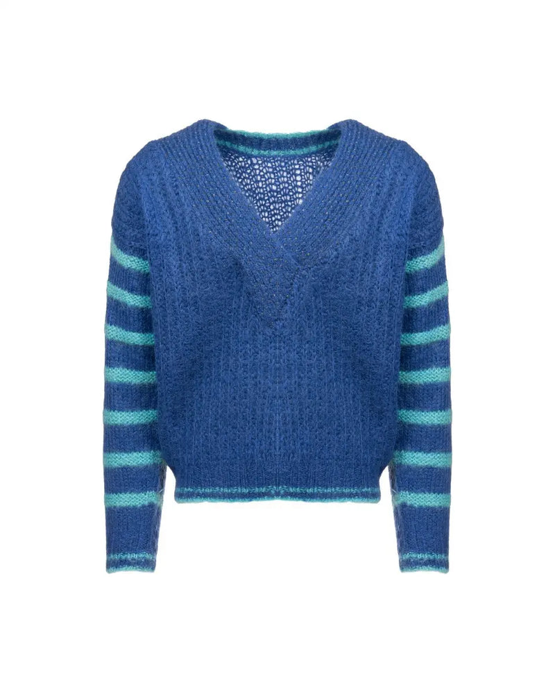 Kansai Yamamoto v-neck embroidered sweater thumbnail