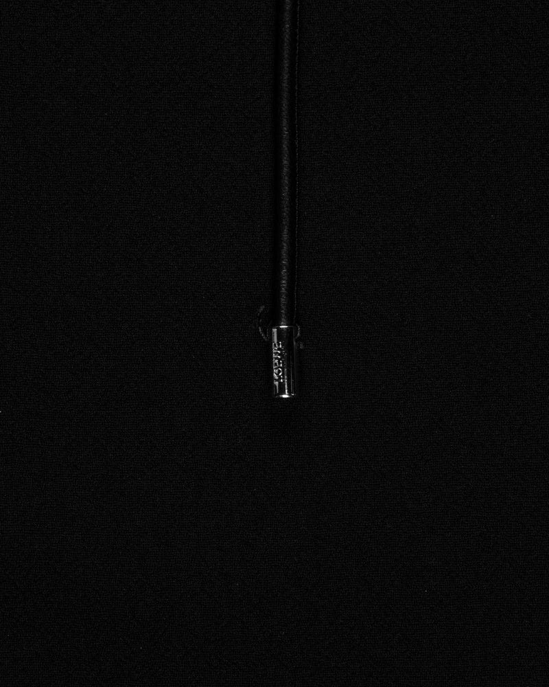 Loewe black georgette raw-edge pants thumbnail