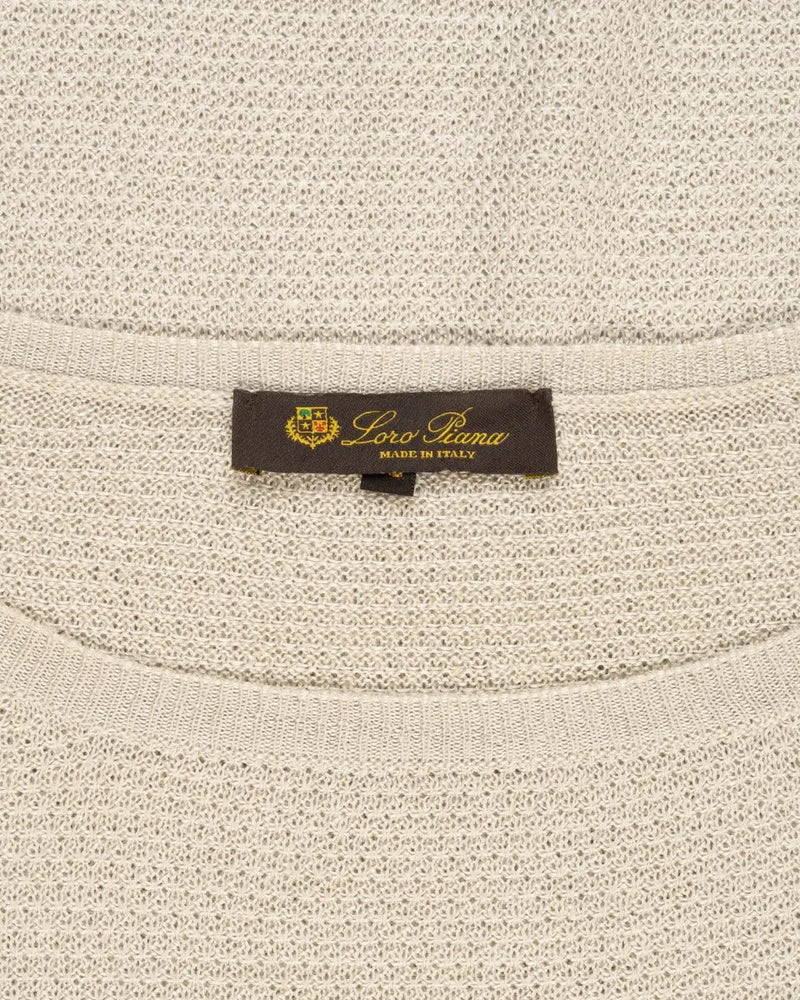 Loro Piana Boat collar silk-blend crewneck sweater thumbnail