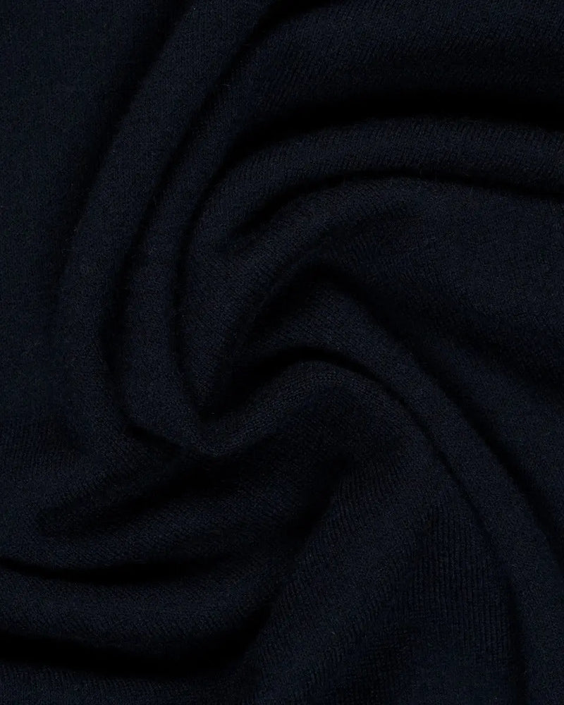 Loro Piana Girocollo Neo Piuma navy crewneck sweater thumbnail