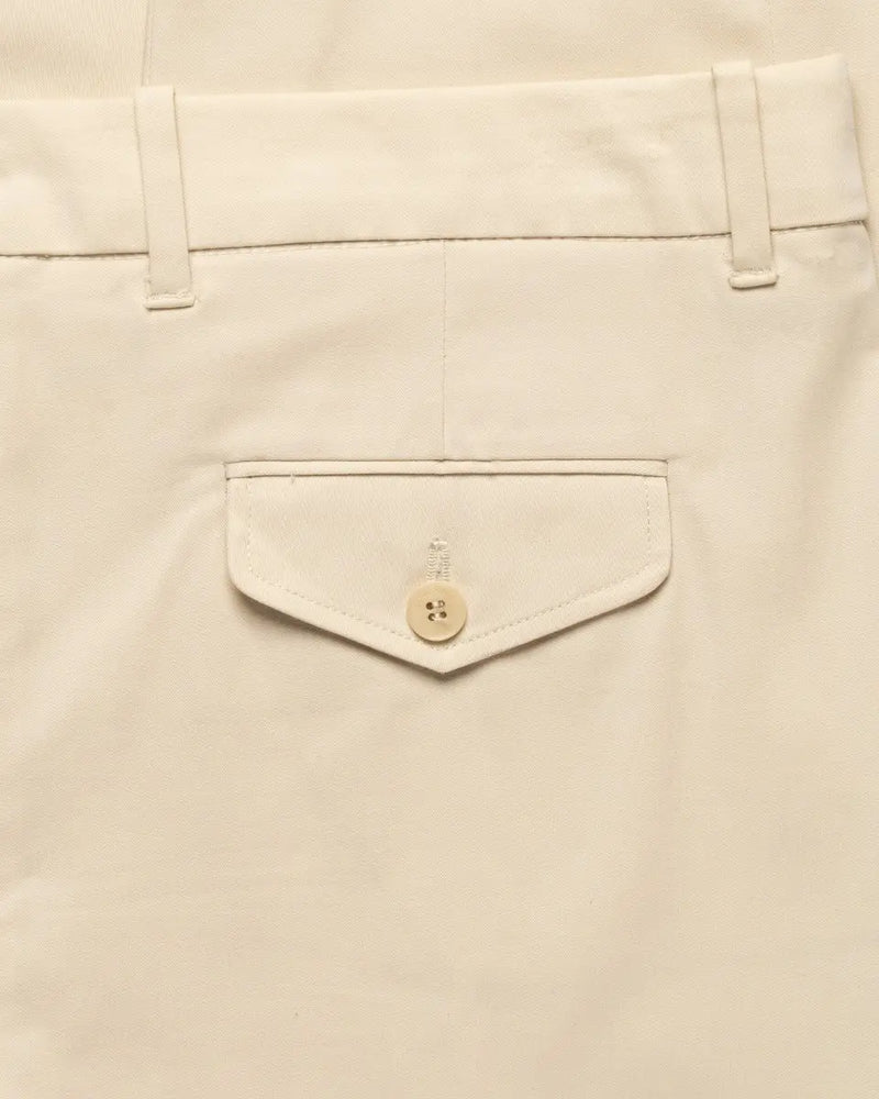 Loro Piana pleated formal off-white pants thumbnail