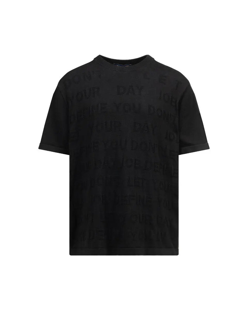 Louis Vuitton "don't let your day job define you" knitted t-shirt thumbnail
