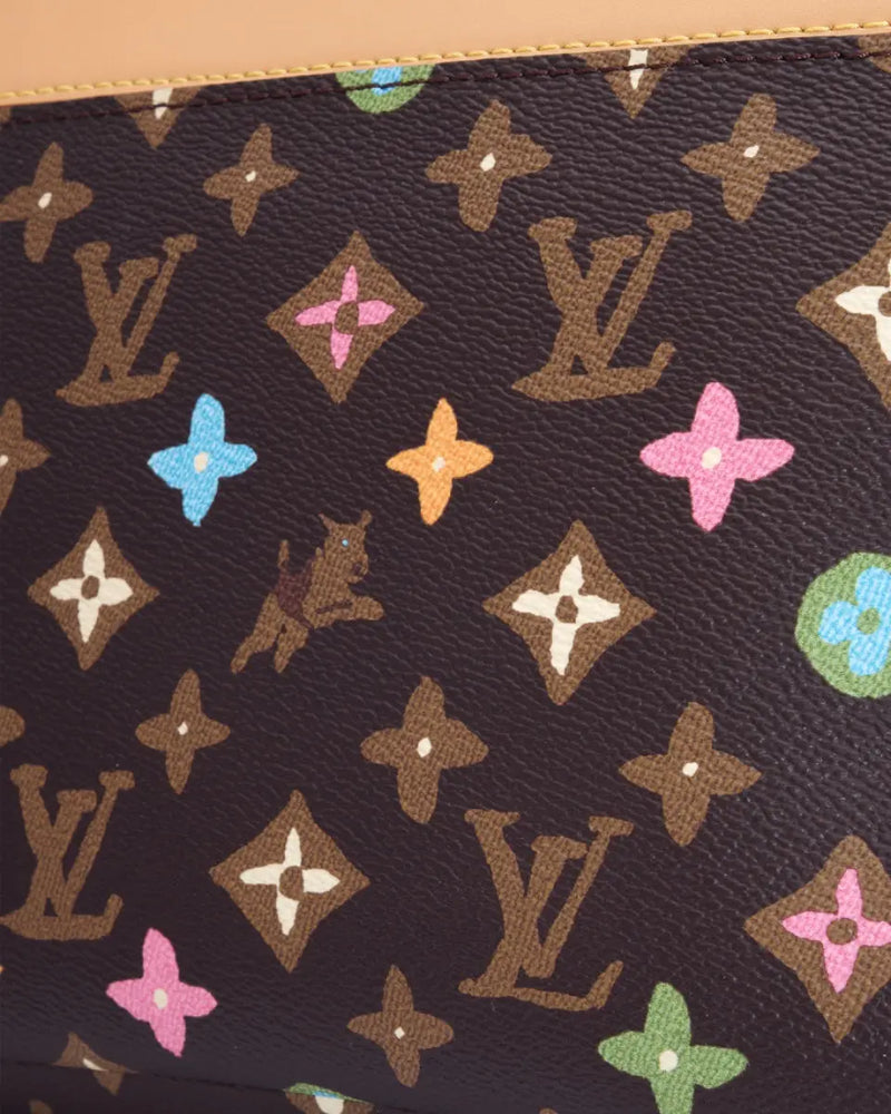 Louis Vuitton x Tyler, The Creator Monogram Voyage Souple Pouch thumbnail