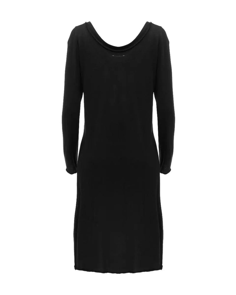 Maison Margiela MM6 x-wide neck cotton dress thumbnail