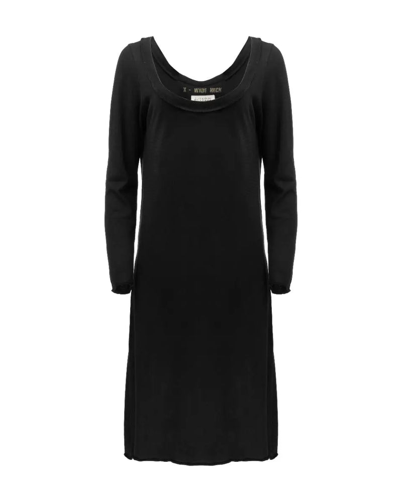 Maison Margiela MM6 x-wide neck cotton dress thumbnail