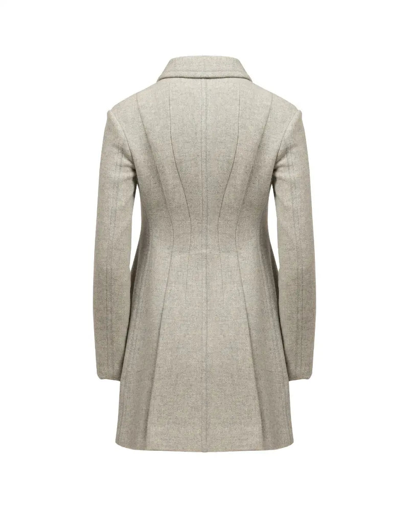 Miu Miu single-breasted laine coat thumbnail