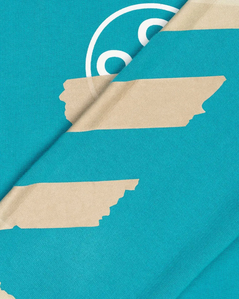 Off-White Tape Diag Arrow turquoise crewneck sweatshirt thumbnail
