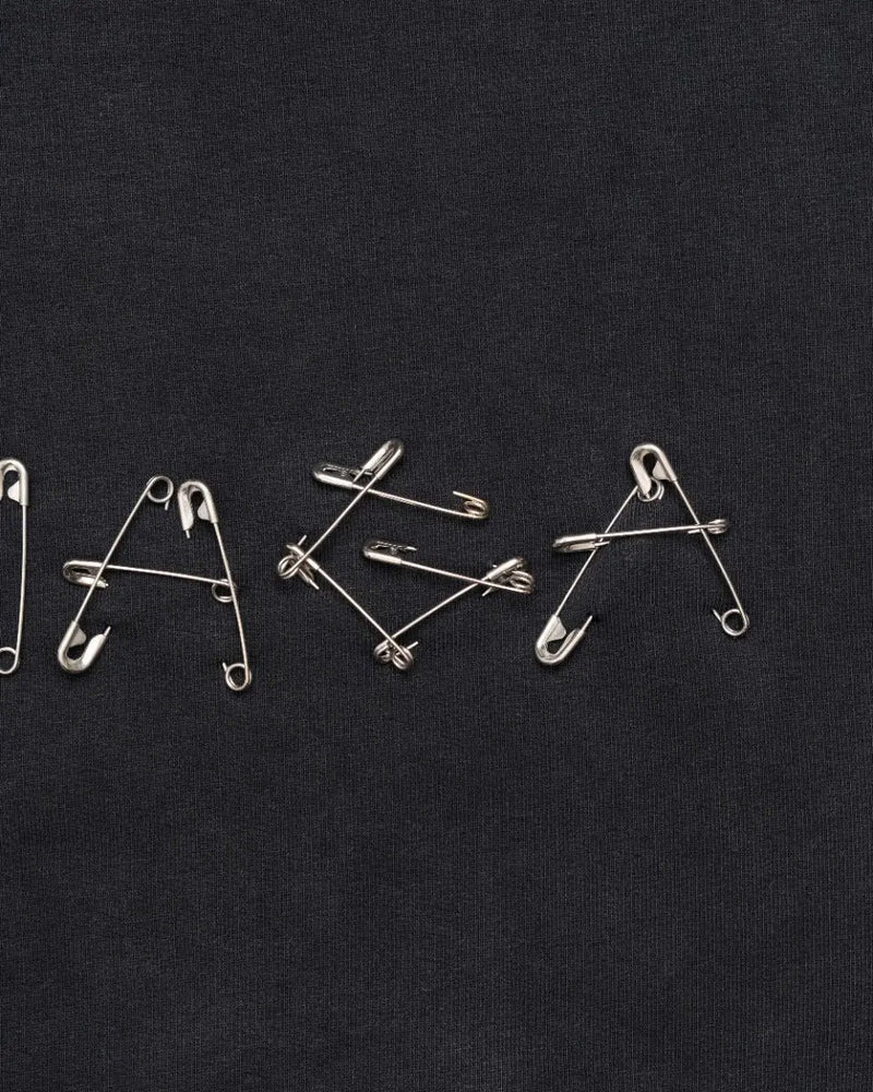 Balenciaga Safety Pin logo black hoodie - L thumbnail