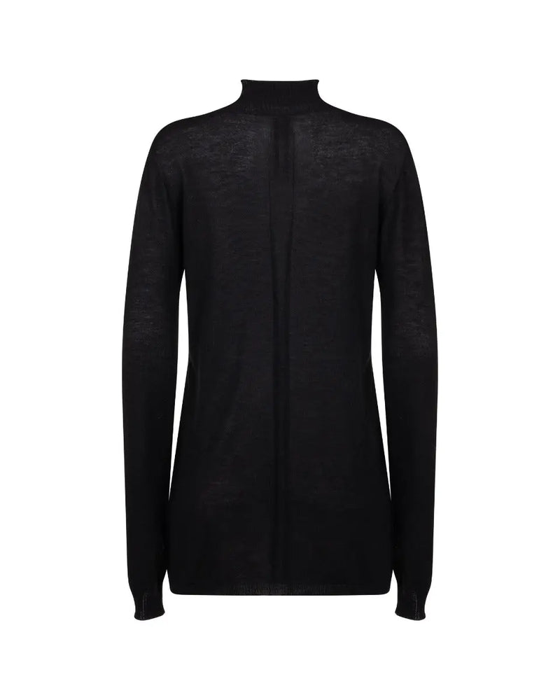 Rick Owens "MOODY" black cashmere sweater thumbnail