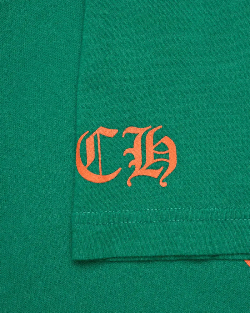 Chrome Hearts Exclusive Horseshoe logo green long sleeve t-shirt thumbnail