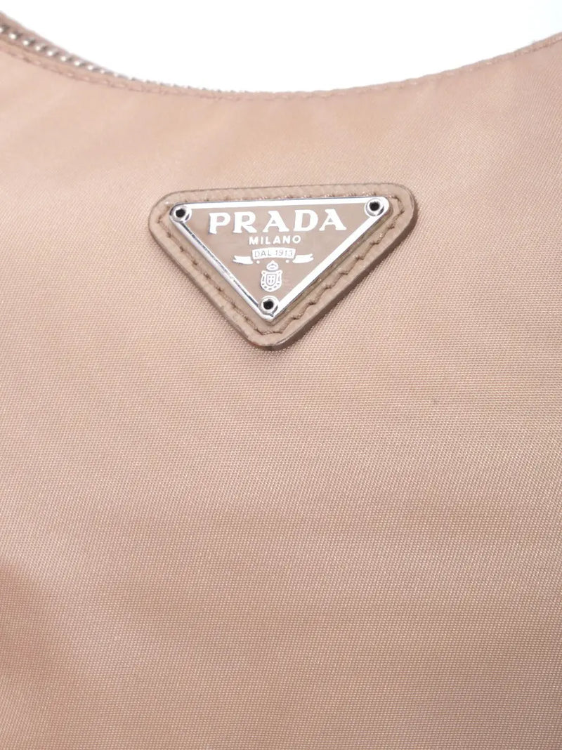 Prada Hobo beige nylon bag thumbnail