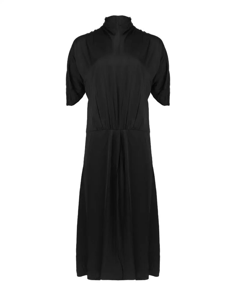 Prada pleated viscose shift dress thumbnail
