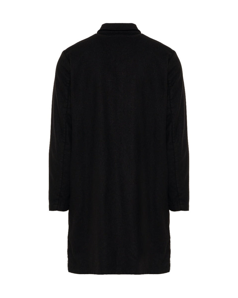 Raf by Raf Simons elongated double placket wool overshirt thumbnail