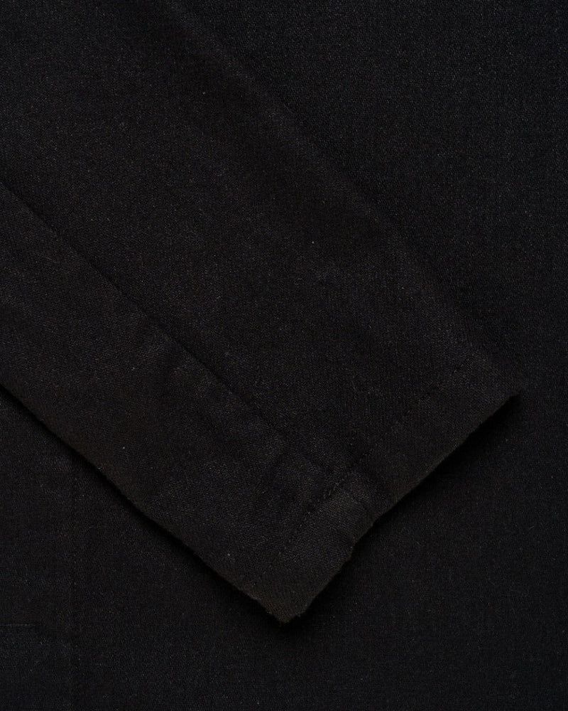 Raf by Raf Simons elongated double placket wool overshirt thumbnail
