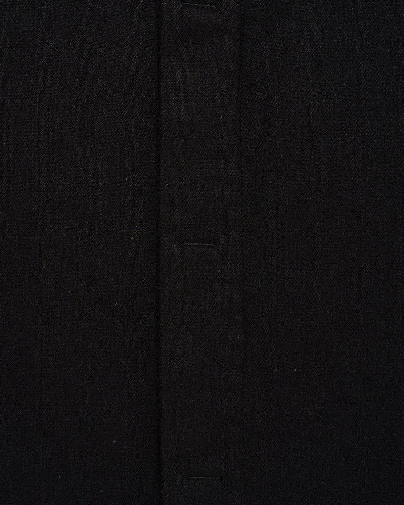 Raf by Raf Simons elongated double placket wool overshirt thumbnail