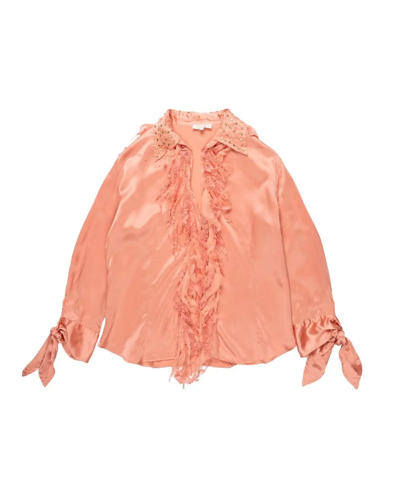 Roberto Cavalli studded collar shirt thumbnail