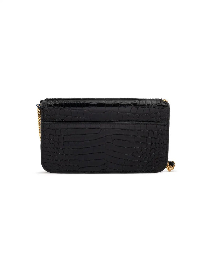 Saint Laurent Cassandre crocodile embossed bag thumbnail