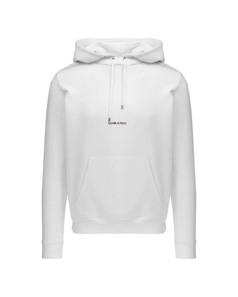 Saint Laurent logo white hoodie thumbnail