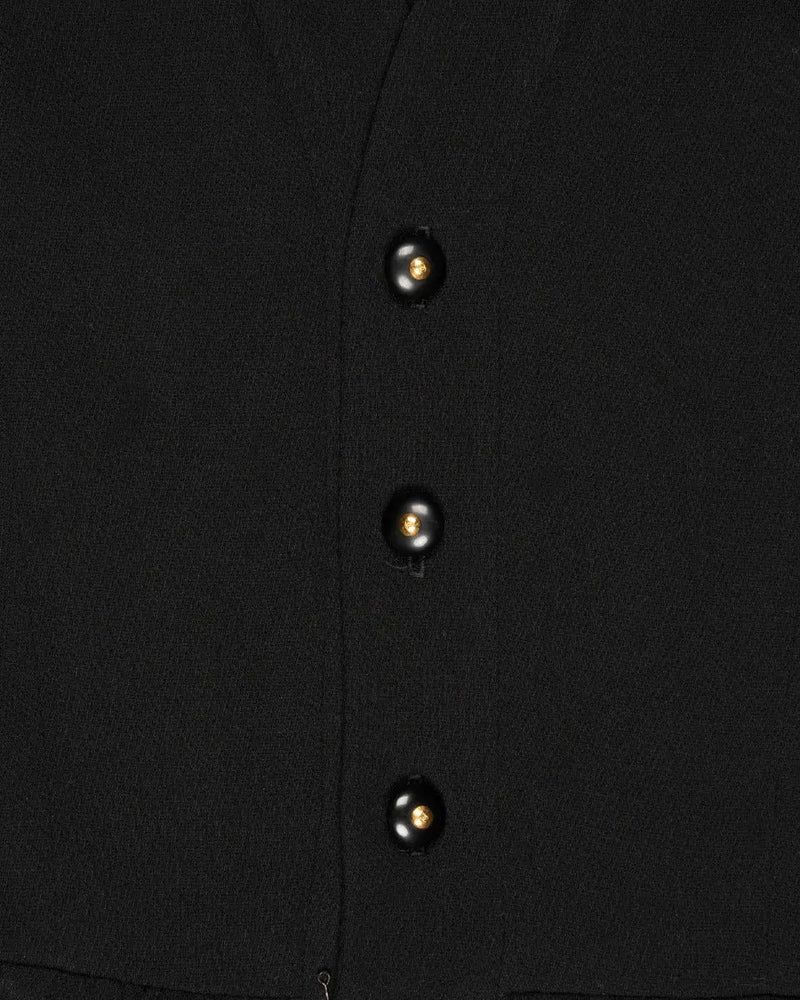 Chanel front pocket pleated blouse top thumbnail