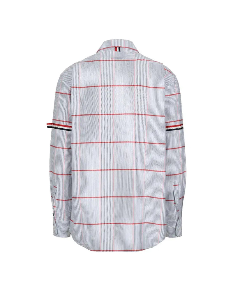 Thom Browne Oxford check Armband button-up shirt thumbnail