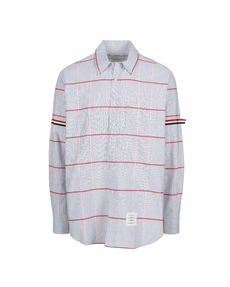 Thom Browne Oxford check Armband button-up shirt thumbnail