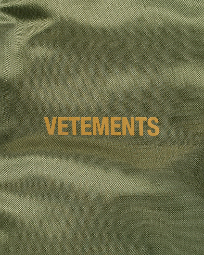 Vetements x Alpha Industries reversible MA-1 bomber jacket with emoji thumbnail