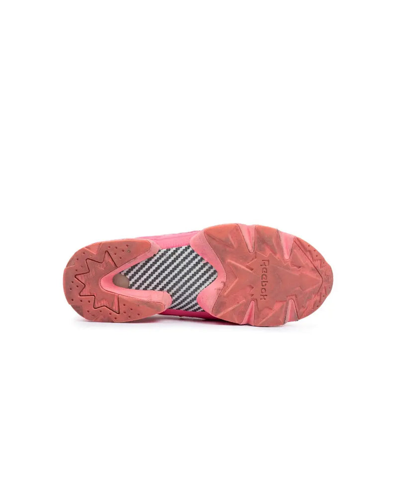 Vetements x Reebok Instapump fluorescent pink sneakers thumbnail