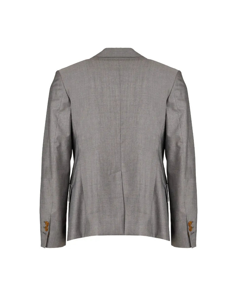 Vivienne Westwood Man Charcoal wool peak label sport blazer 2-set blazer jacket thumbnail