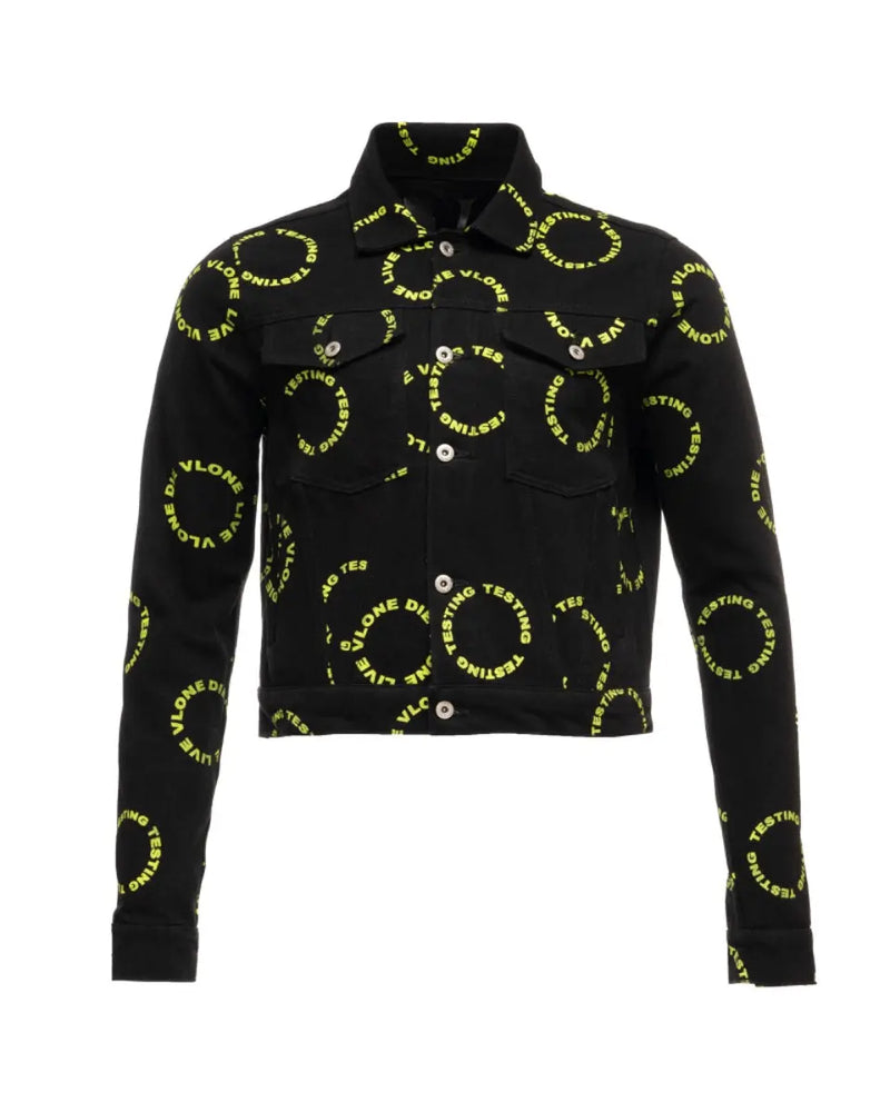 Vlone x A$AP Rocky "Testing / Live Vlone Die Vlone" denim jacket thumbnail