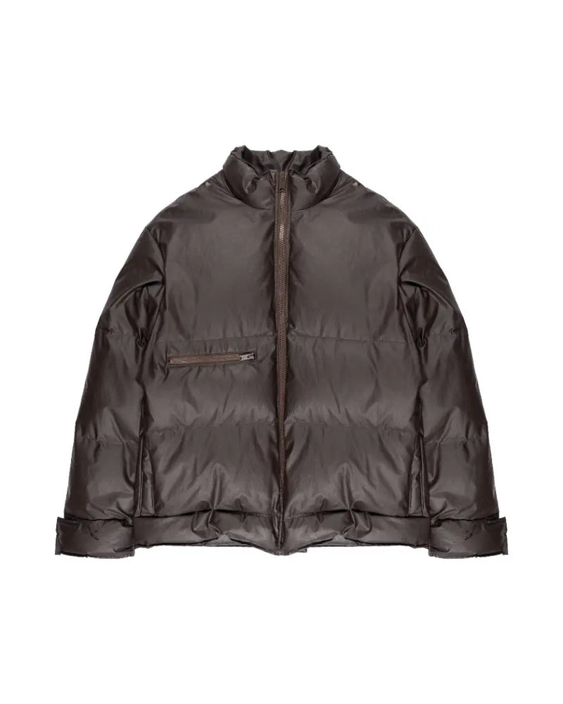 Yeezy Season 3 waxed cotton onyx dark puffer jacket thumbnail