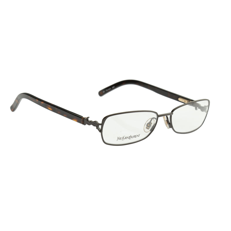 Yves Saint Laurent ’90s Havana Brown Signature Glasses thumbnail