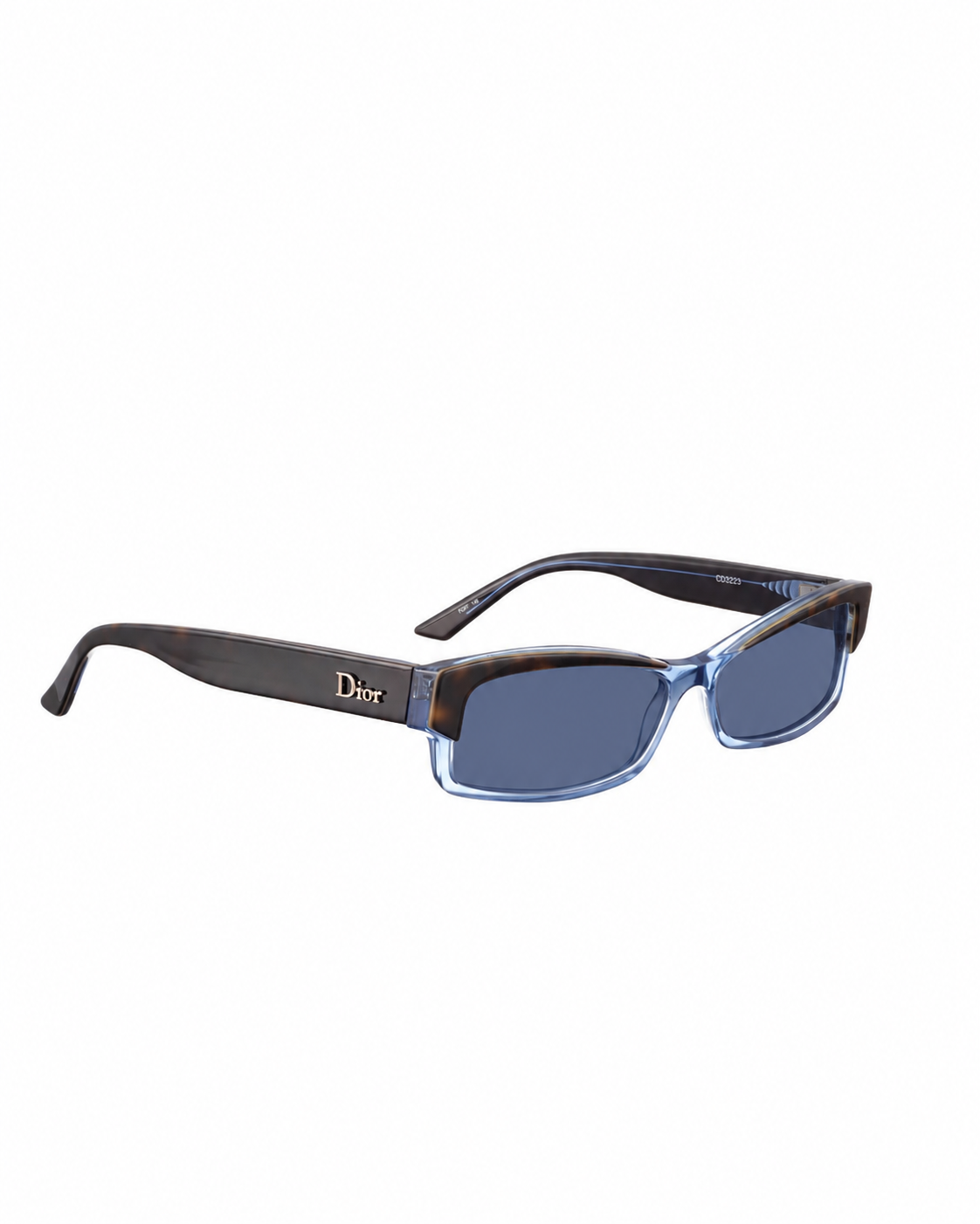 Dior SS2010 Black and Blue Plastic Glasses