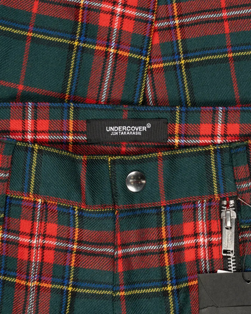 Undercover Chaos x Balance multicolor tartan checked pants Undercover